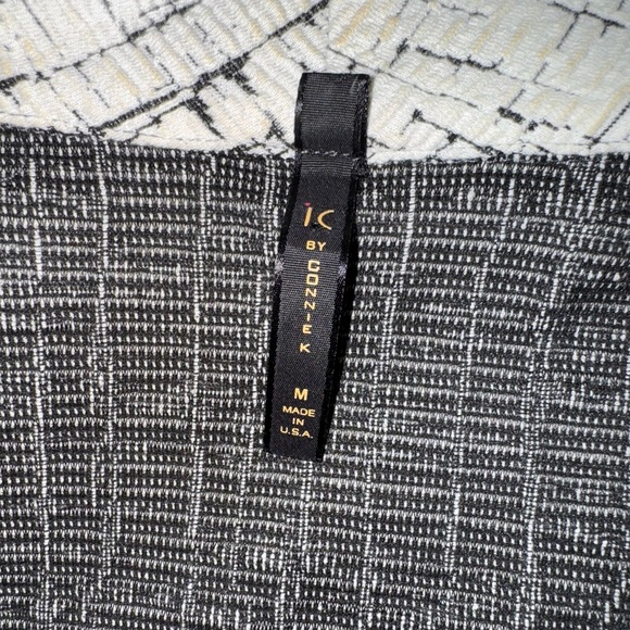 IC by Connie K Mandarin Neckline Long Jacket Open Front Coat - Picture 9 of 10